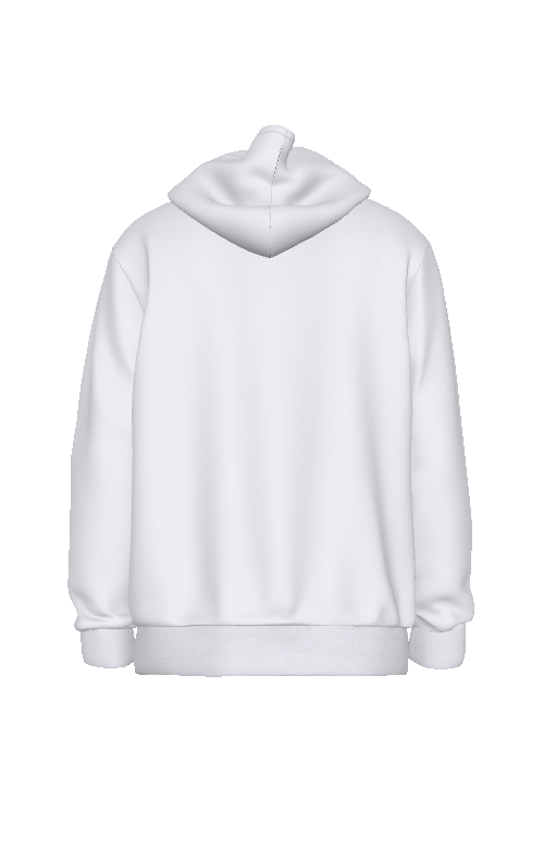 Basic White Hoodie - DG