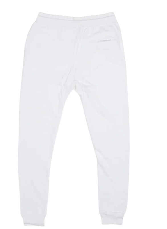 Basic White Jogger